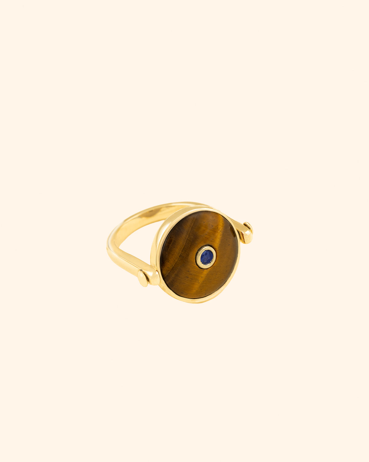 Ciambella Ring (Malachite+Occhio di Tigre)