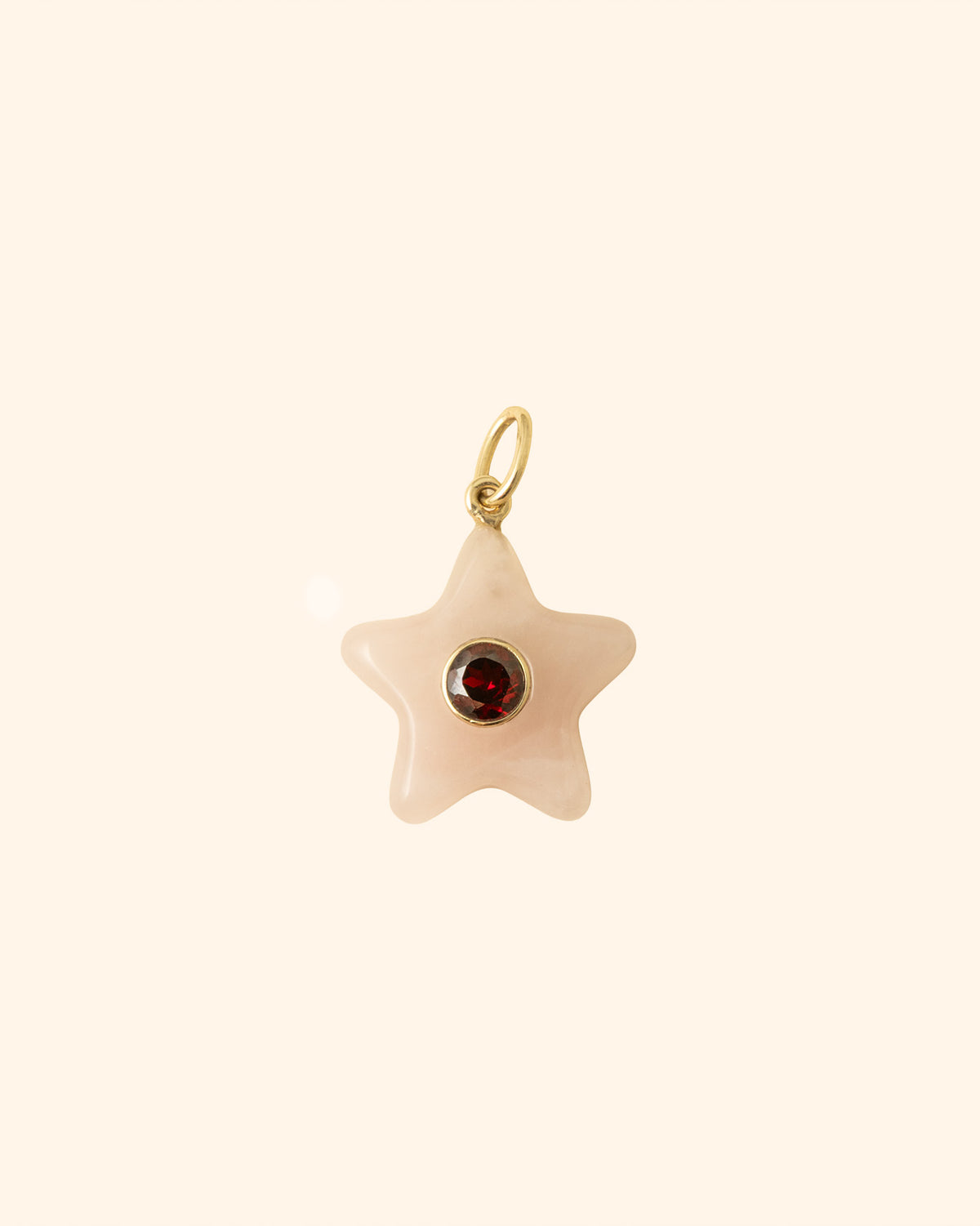 Stelline Quarzo & Granato Charm