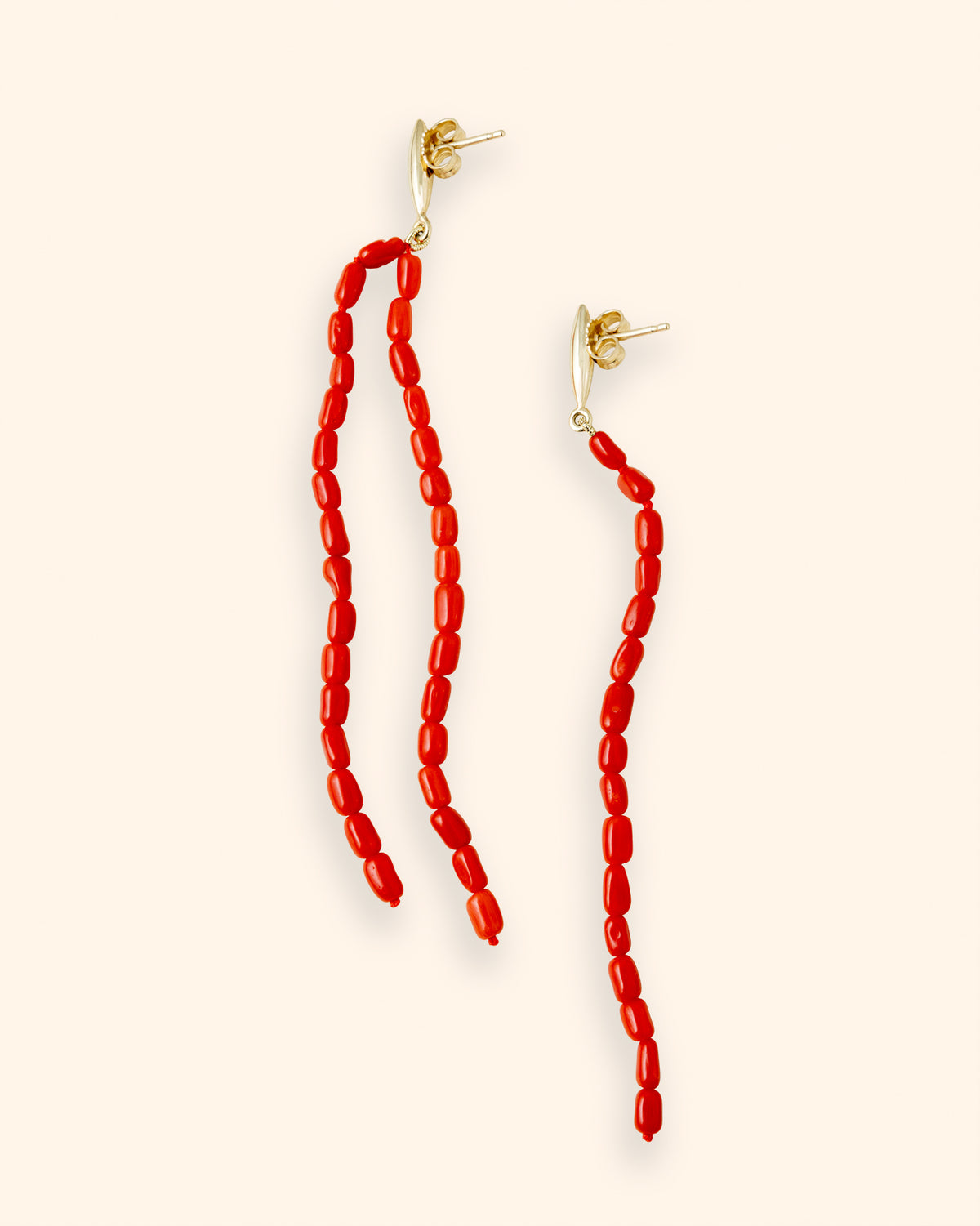 Riso&Corallo Earring (Single piece)